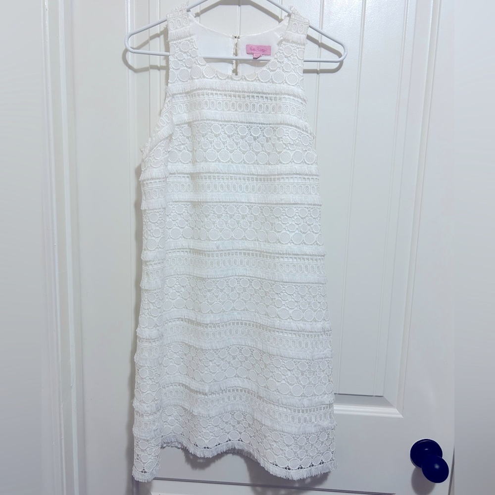 NWT Lilly Pulitzer White Lace Dress Sz 4